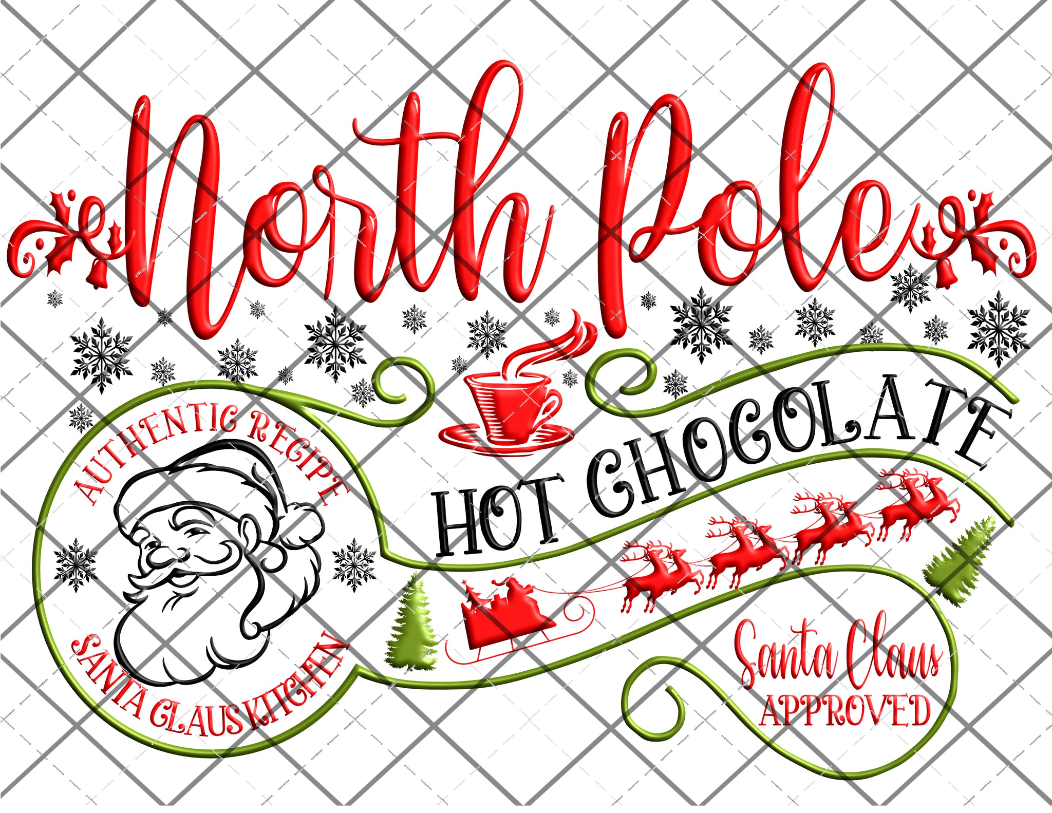 north pole hot chocolate png Only digital file sublimation design Digital Download PNG FILE