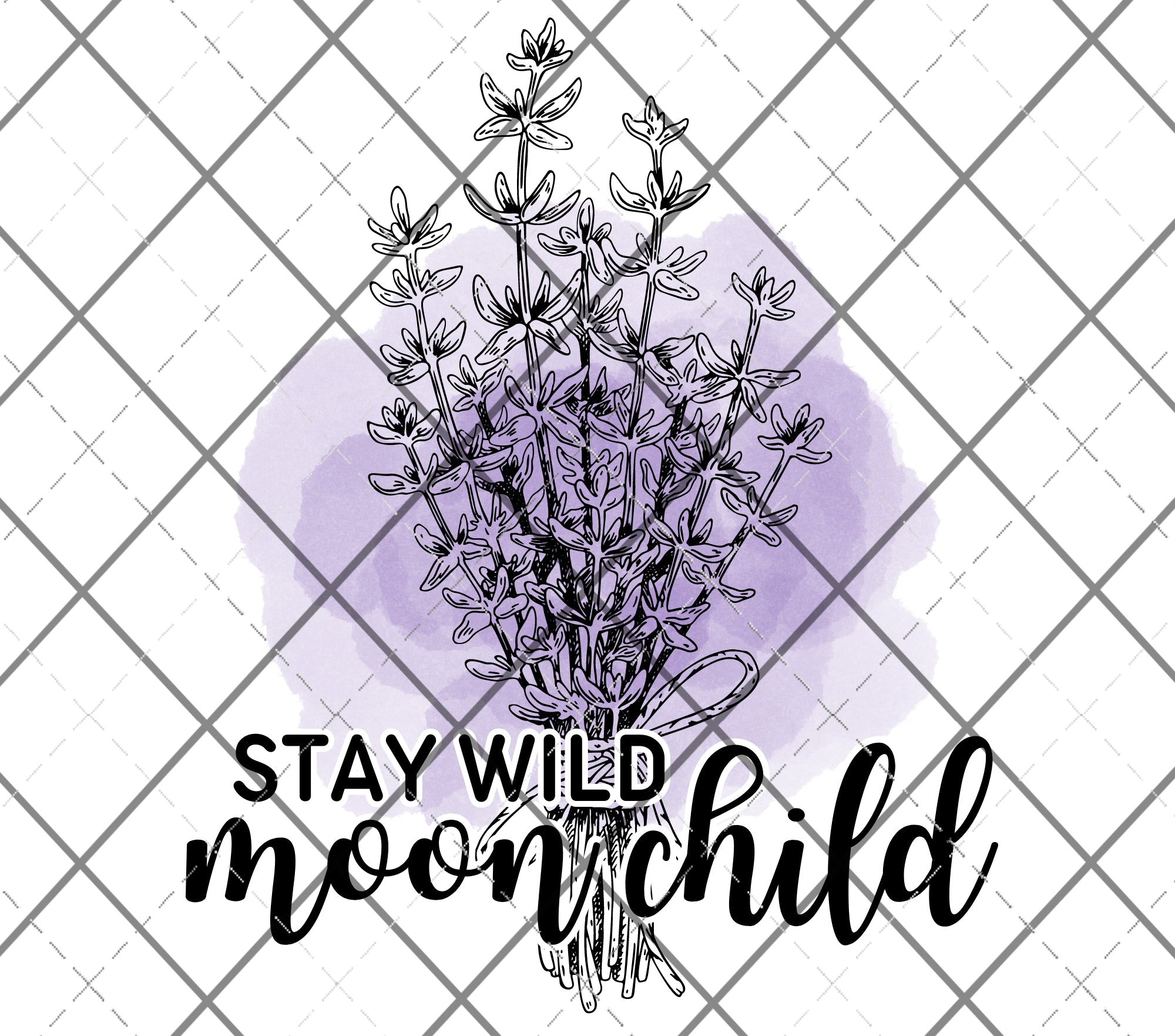 stay wild moon child PNG Only digital files sublimation design Digital Download PNG FILE