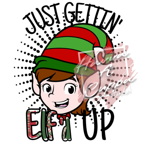 Elfd up png Only Digital File Digital Download