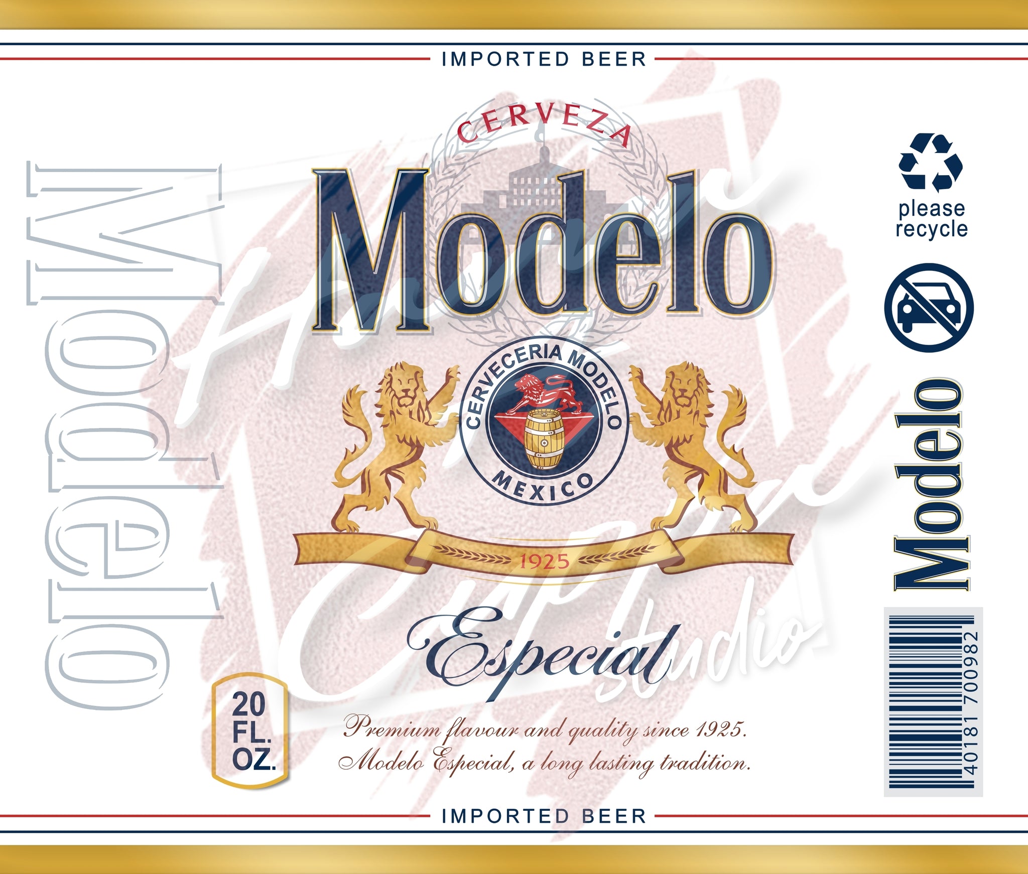 Modelo Digital File 20oz Full Wrap Straight Png File