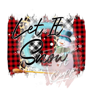 Let it Snow png Only Digital Download Digital File