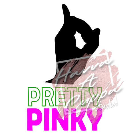 Pretty in Pink AKA alpha kappa alpha SVG  Instant Download Digital File