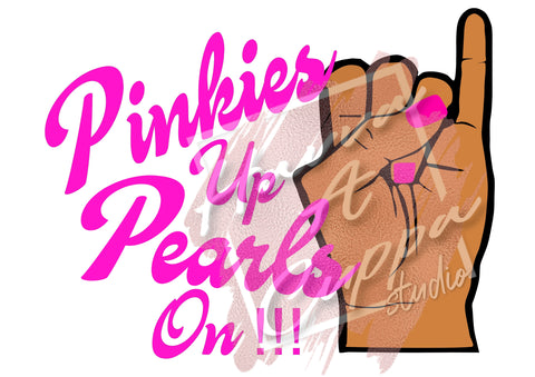 AKA Pinkys Up SVG  Instant Download Digital File