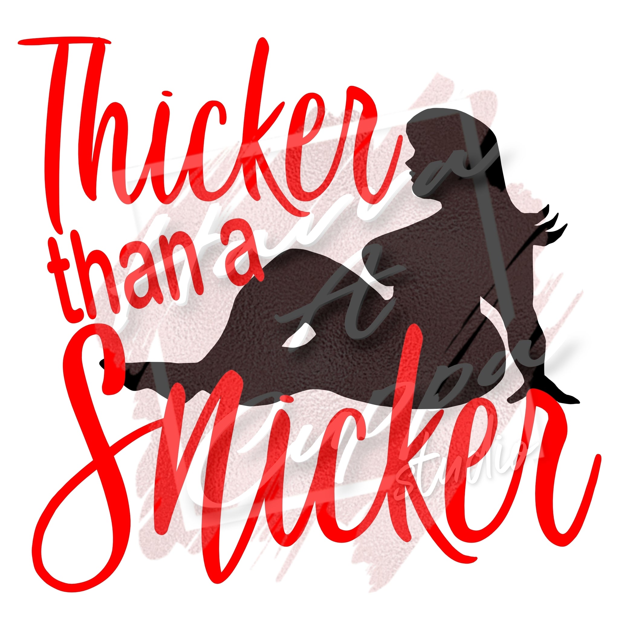 Thicker than a snicker SVG  Instant Download Digital File