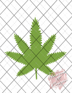 marijuana leaf 2$ deal file SVG Digital File