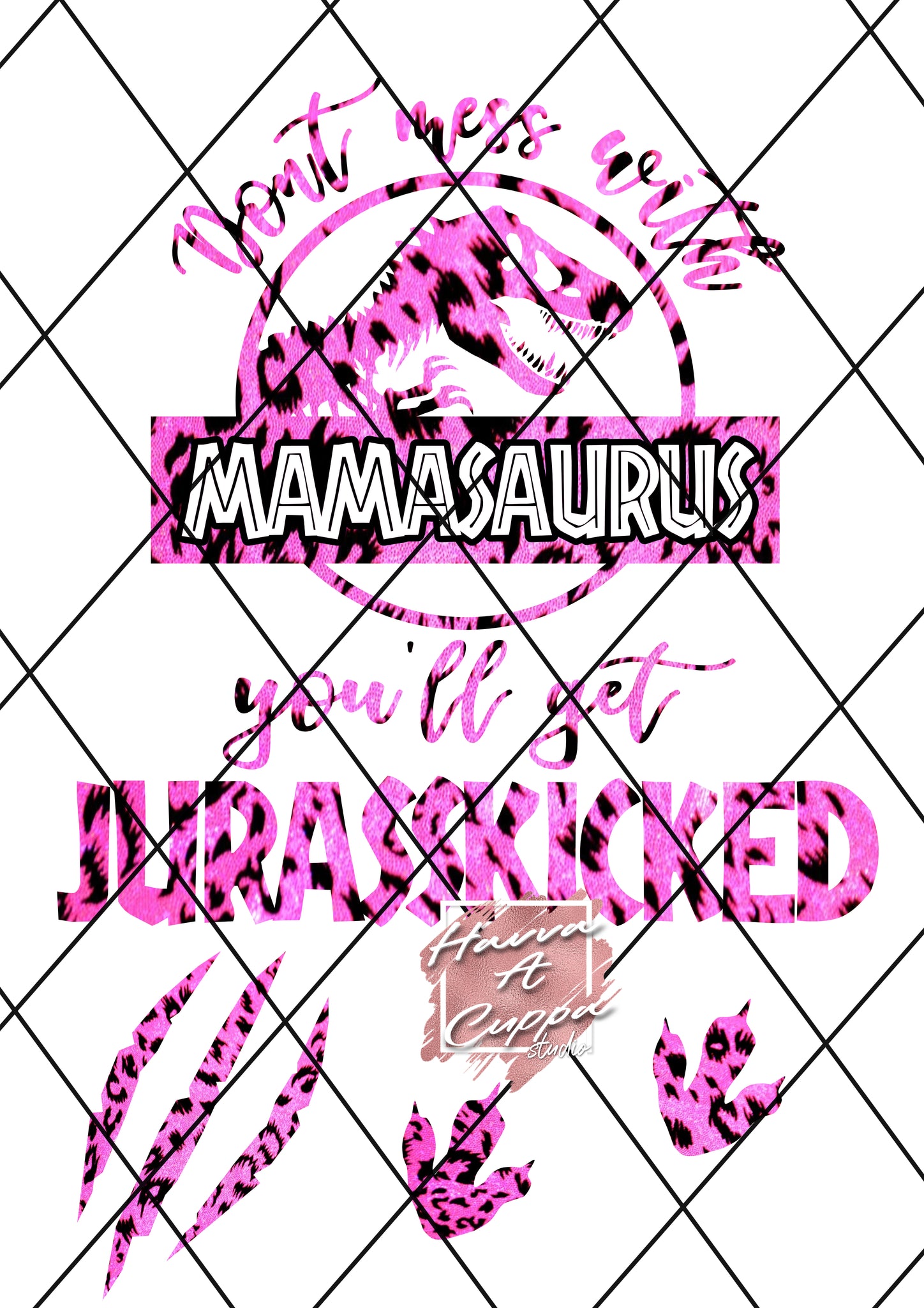 mamasaurus jurasskicked png Only Digital File Digital Download