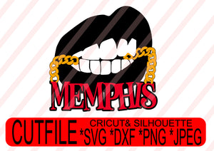 memphis lips svg png jpeg dxf  Instant Download Digital File