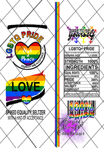 lgbtq pride PNG Digital File Claw File Instant Download