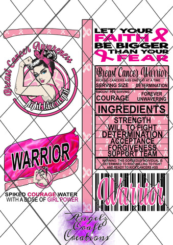 breast cancer awareness Digital File PNG Claw File Instant Download