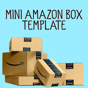 MINI amazon Box Template Digital File Digital Download Only