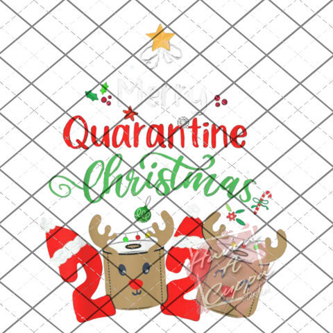 Quarantine Christmas Digital File PNG Only Digital Download