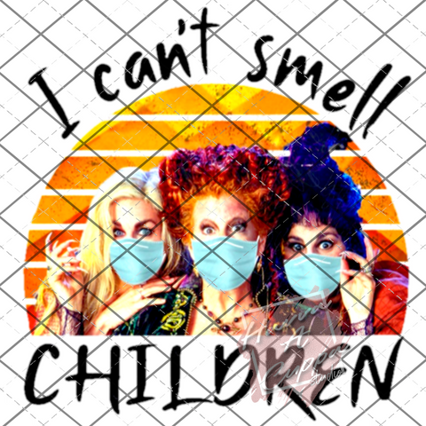 Cant smell children Digital File PNG Only Digital Download