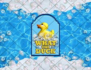 What The Duck Digital File 20oz Full Wrap png File