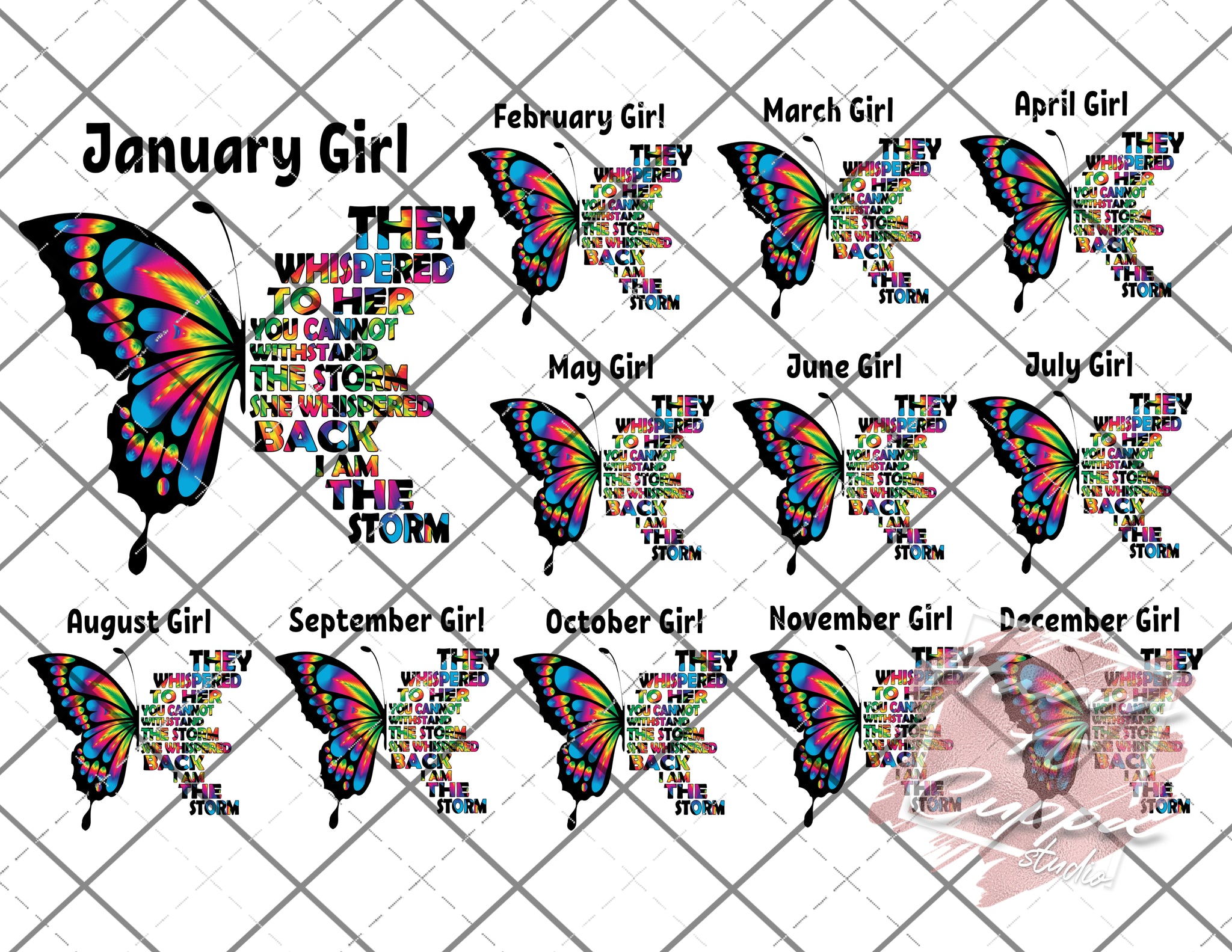 Butterfly Girl png Only digital file sublimation design Digital Download PNG FILE