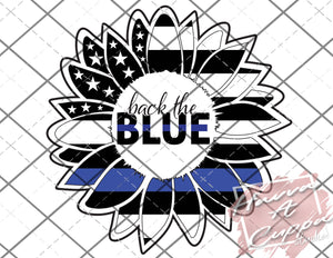 back the blue  svg png jpeg  Instant Download Digital File