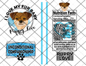 Puppy Love Blue Label Claw File Instant Download Digital File