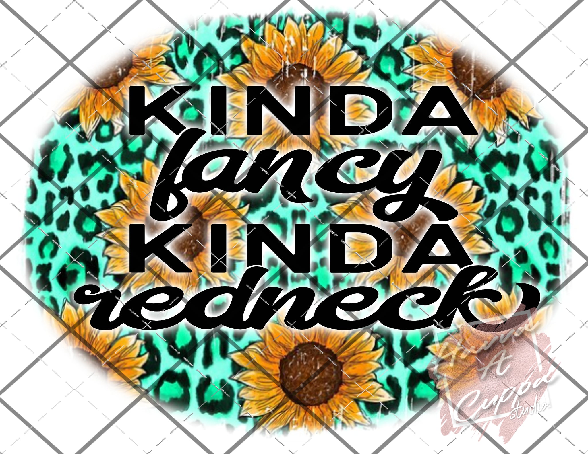 Kinda Fancy Kinda Redneck Digital File png Only sublimation Digital Download