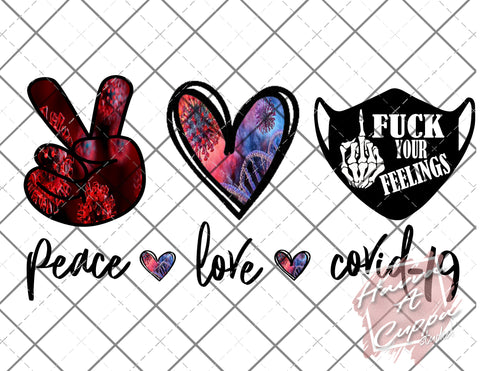 peace love covid 19 Digital File png Only sublimation Digital Download