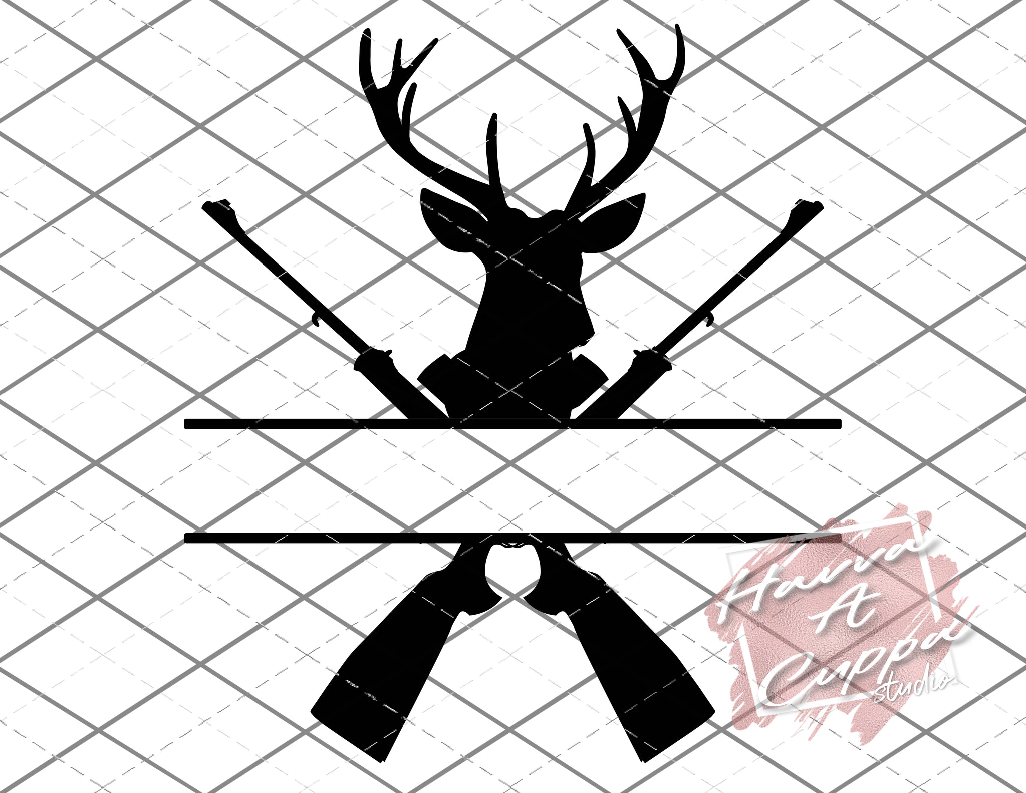 Hunting Monogram svg png jpeg  Instant Download Digital File