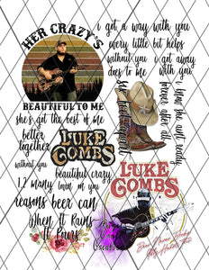 luke combs jpeg Only Digital Download Digital File