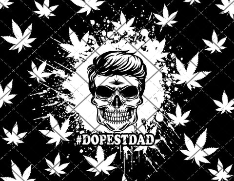 dopest dad Digital File 20oz Full Wrap png File