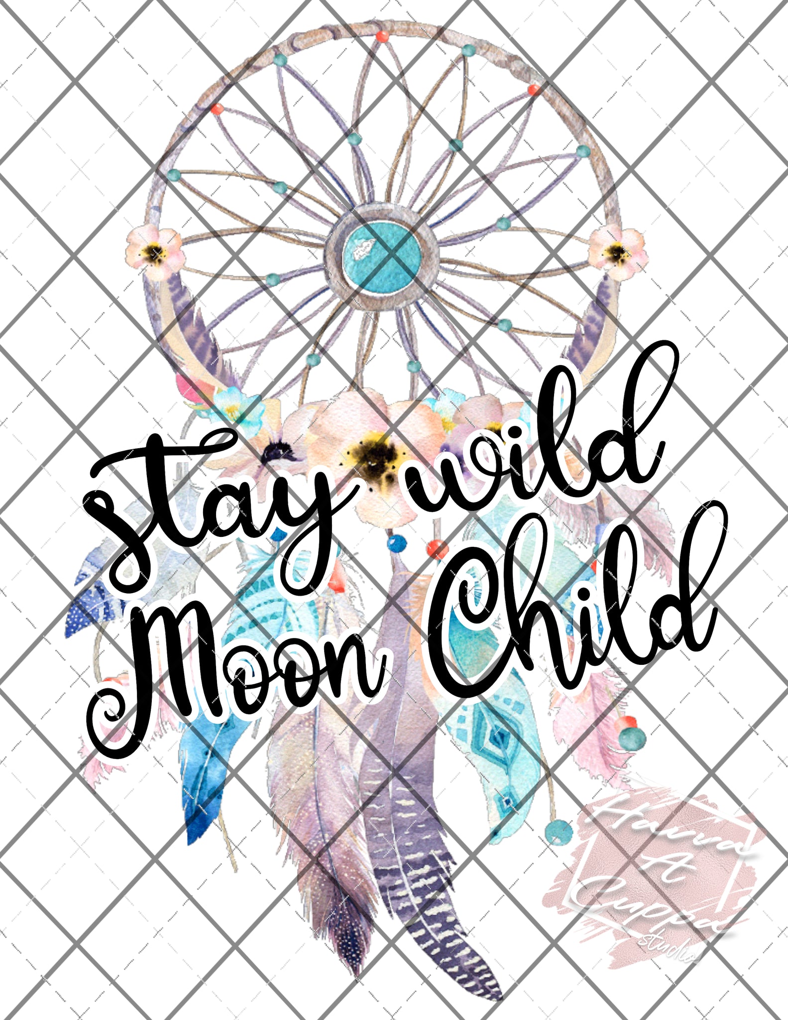 dream catcher stay wild moon child  Digital File png Only sublimation Digital Download