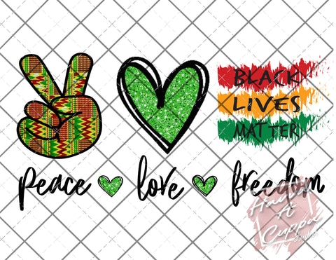 peace love black lives matter Digital File png Only sublimation Digital Download