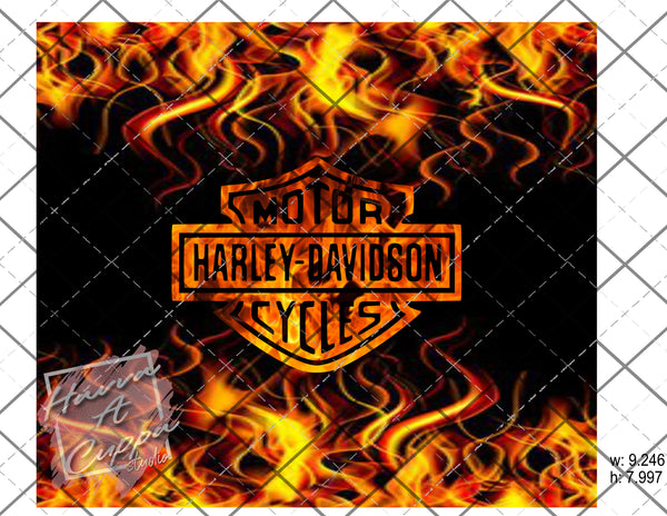 Motorcycle harley  Digital File 20oz skinny Full Wrap Straight Curved and tapered File png and Jpeg