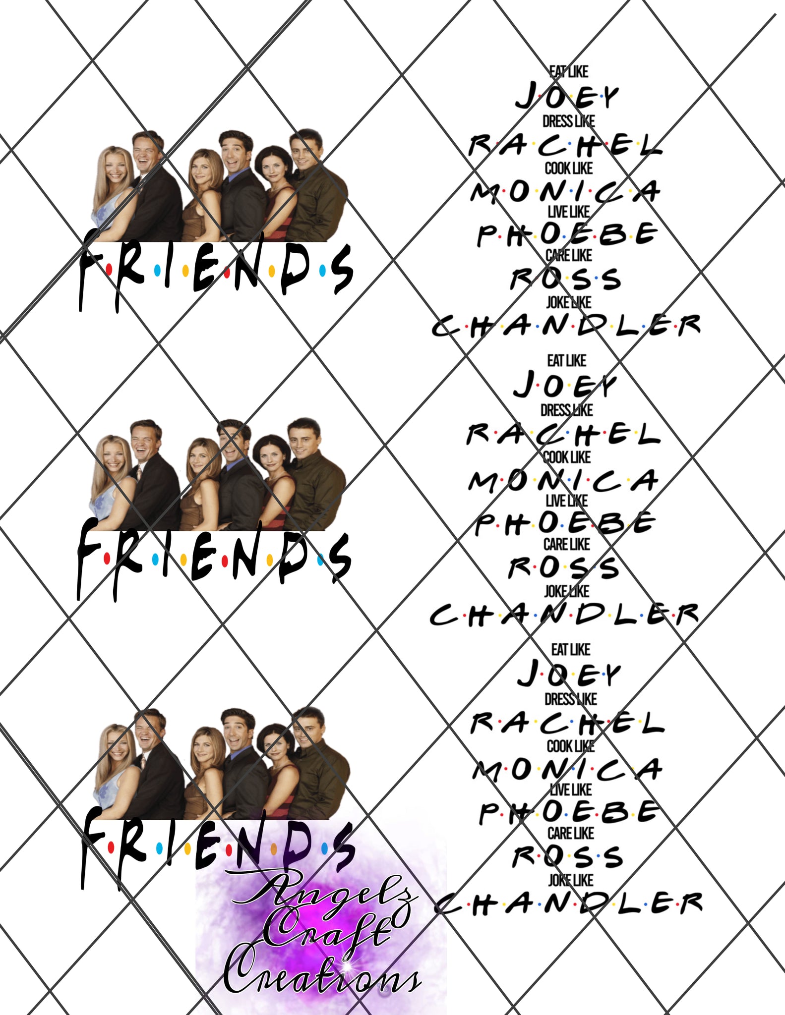 Friends File jpeg  Only Digital Download Digital File