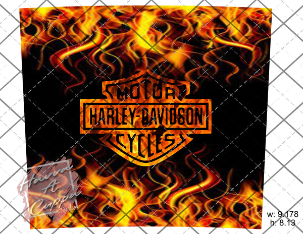 Motorcycle harley  Digital File 20oz skinny Full Wrap Straight Curved and tapered File png and Jpeg