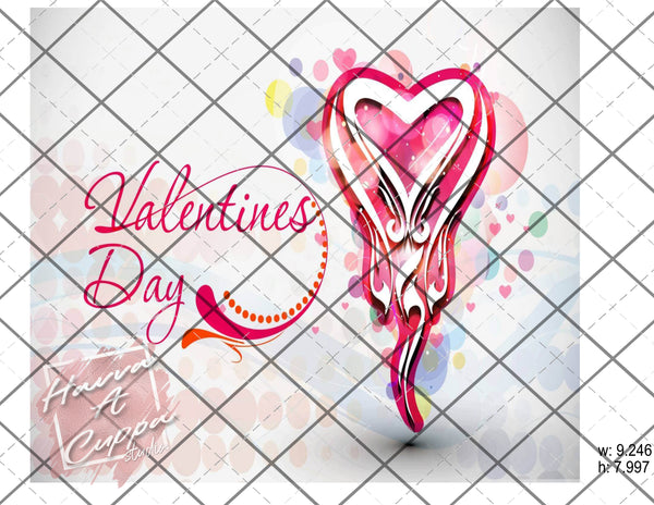 Valentines Day Digital File 20oz skinny Full Wrap Straight Curved and tapered File png and Jpeg