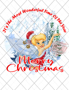 fairy Merry Christmas png Only digital file sublimation design Digital Download PNG FILE