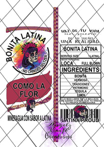 Bonita Latina Digital File PNG Claw File Instant Download