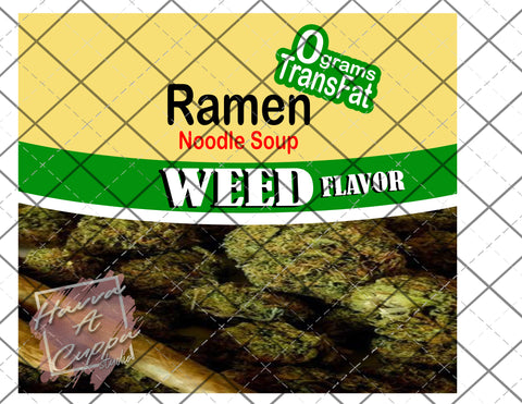 Ramen Soup Weed Flavor Digital File 20oz skinny Full Wrap Straight Curved and tapered File png and Jpeg